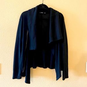 A.n.a Black Zip up sweater size XL